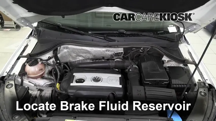2014 Volkswagen Tiguan R-Line 2.0L 4 Cyl. Turbo Brake Fluid Add Fluid